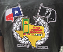 TX Wall Logo on Leather Jacket